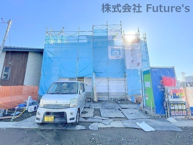 八潮市大曽根　新築戸建　全1棟の外観|敷地面積58.57坪！広々とした閑静な住宅地！新築戸建！