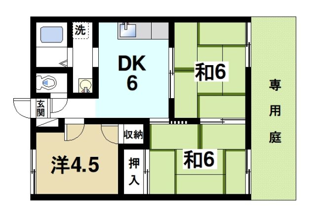 クリスタルパレス西ノ京の間取り|家族と快適な生活を満喫できます