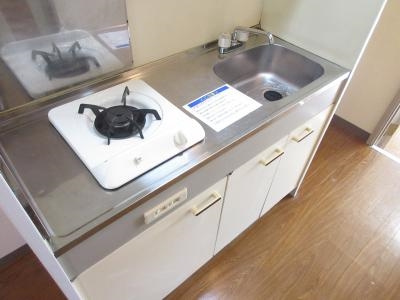 セントポーリア丸太町のキッチン|ガス1口コンロ