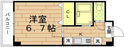 セントポーリア丸太町の間取り