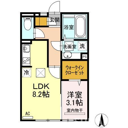 コンフィデンスＫＳ近見の間取り
