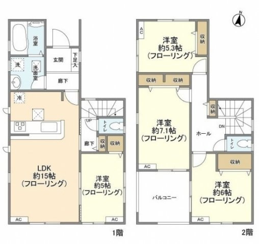 Kolet若葉の間取り