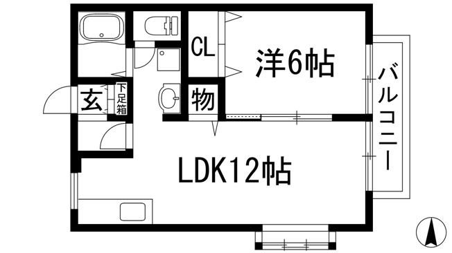 【間取り】 | ルミエール鴬の森