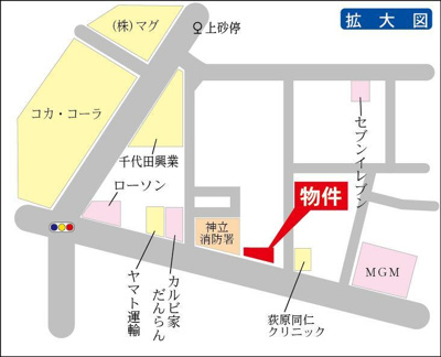 【地図】 | 神立中央佐藤テナント