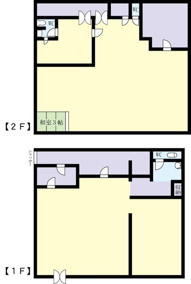 【間取り】 | 神立町大久保店舗 | 2F:205.39㎡