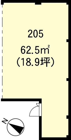 【間取り】 | 高揚つくば倉庫 | 203号・205号一体貸しも可能です
