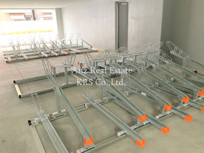 【その他共用部分】 | エスリード中之島ザ・コア | 敷地内にはサイクルスタンド付きの駐輪場があります♪