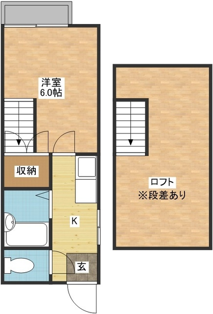 シャトル石神の間取り