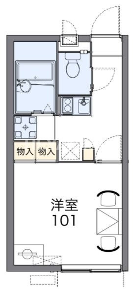 レオパレスＩ　Ｋ　Ｉ　２の間取り