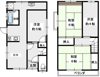 【間取り】 | 堺市西区鶴田町・一戸建て