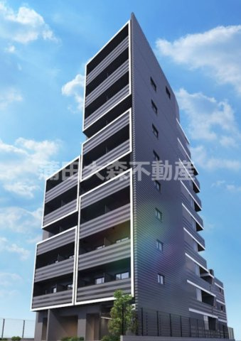 アークマーク梅屋敷アジールコートの外観パース