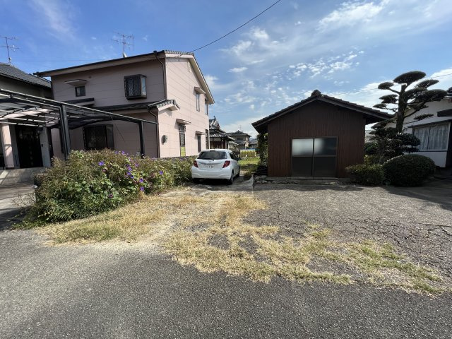 古城町土地の前面道路含む現地写真
