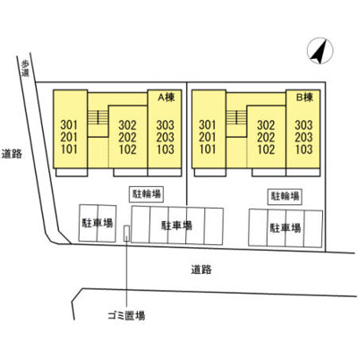 【駐車場】 | クローバー相生A(クローバーアイオイエー)