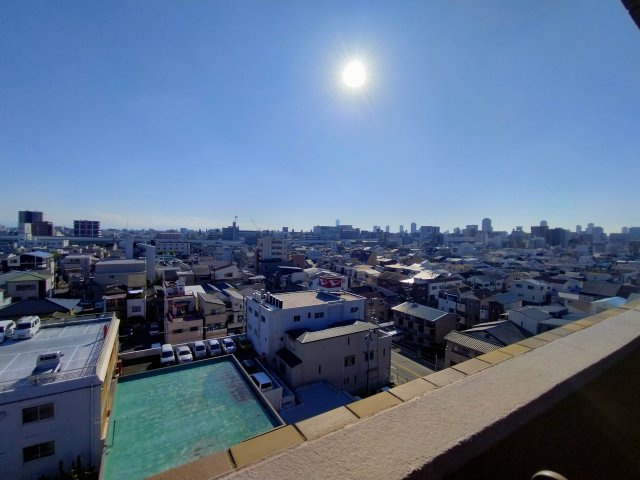 ライオンズマンション城東緑橋の展望|バルコニーからの眺望です。