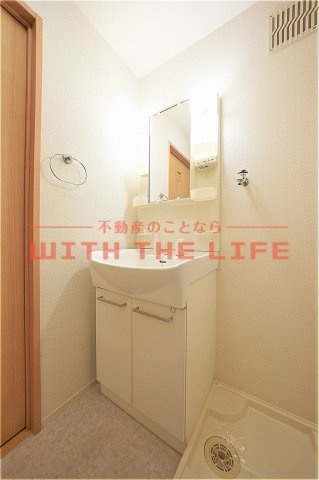 ガーデンヒルズ荒木【キャッシュバック対象】の独立洗面台|独立洗面台あり、毎朝おしゃれに忙しい女性の方におすすめです