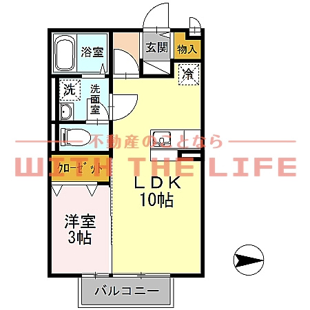ガーデンヒルズ荒木【キャッシュバック対象】の間取り