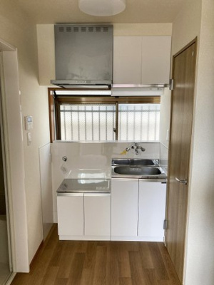 【キッチン】 | 東田荘F棟 | 2口ガスコンロ設置可能