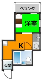 この部屋は女性専用!!ＶＩＬＬＡ　ＮＯＲＴＨＬＡＮＤの間取り