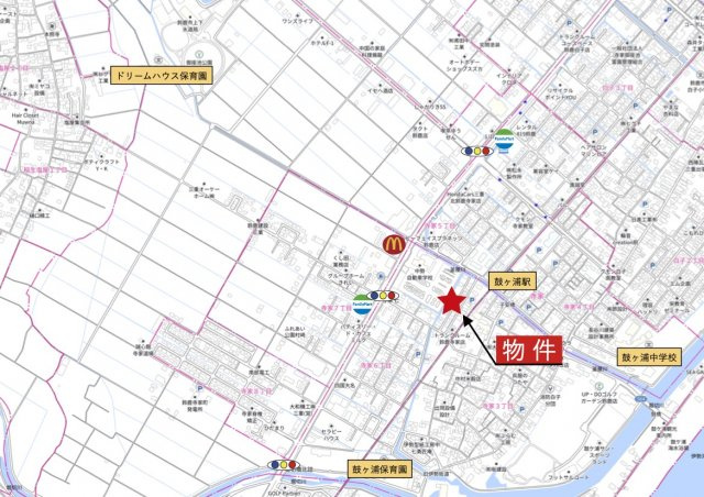 鈴鹿市寺家6丁目の地図