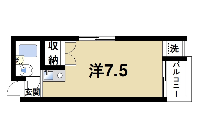 徳丸ハイツBの間取り