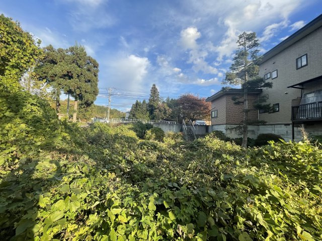 【土地図】 | 【建築条件なし】横手市安本 国道13号線沿いの土地物件 57.16坪道路から落差あり