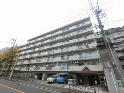 【外観】 | 【売主直売】クリオよみうりランド前 | 総戸数７５戸、昭和６２年９月築、管理人は日勤勤務につき管理体制良好です♪