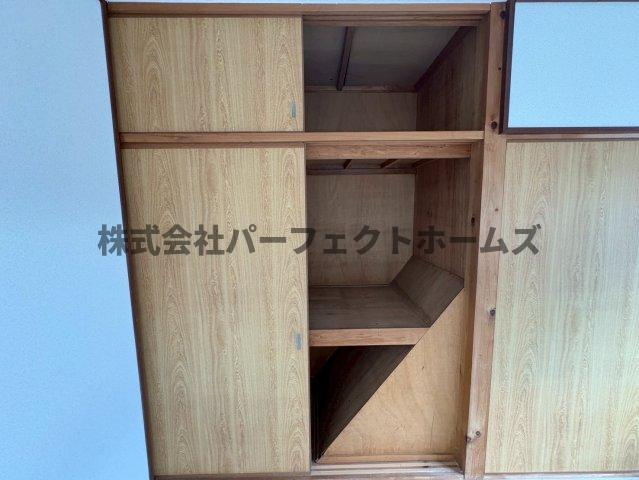 茄子作２丁目戸建て　賃貸の収納|収納のためのスペースです