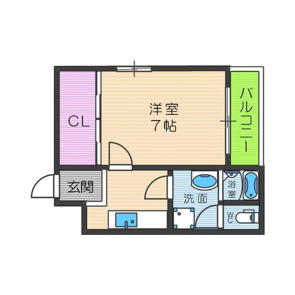 ドーリア花園の間取り
