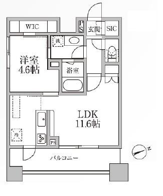 RESIDIA新御徒町Ⅱの間取り|レジディア新御徒町Ⅱの間取りです