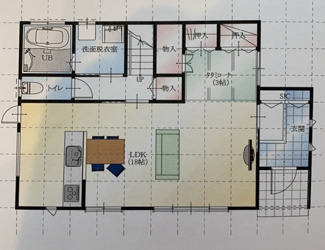 【間取り】 | 久留米市野中町 | 1F
