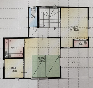 【間取り】 | 久留米市野中町 | 2F