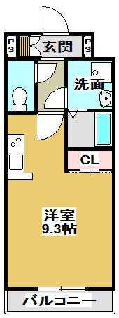 【間取り】 | ファラン三田Ⅱ | 間取りです