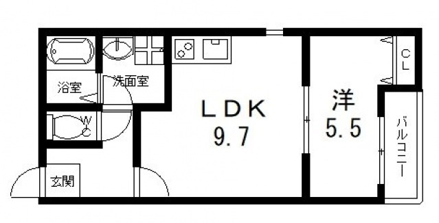 コンフォール道明寺駅西の間取り