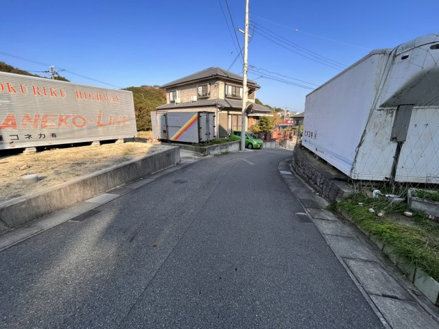 姫路市家島町坊勢／売土地の前面道路含む現地写真