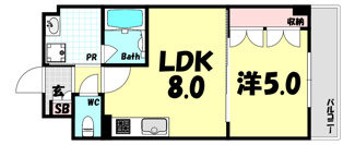 【間取り】 | ラフィーノ山手