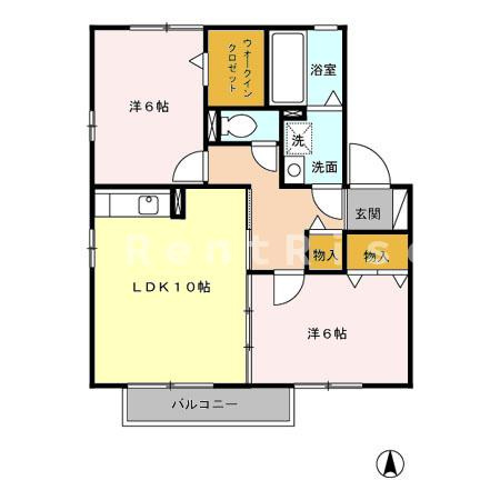 アリエルの間取り