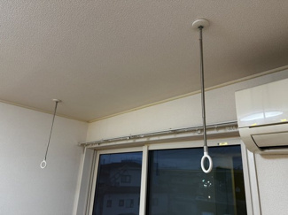 【その他共用部分】 | 室内物干し付きです。