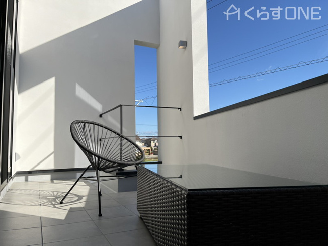  | 揖保郡太子町鵤／売土地 | 【自社施工例】BBQやカフェタイムも楽しめる広々バルコニー