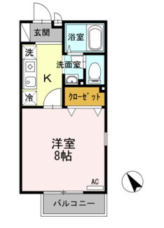 【間取り】 | コーポドエルE