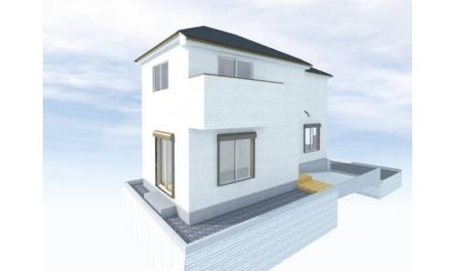 【保土ケ谷区法泉３丁目12-5新築戸建て】（初音ヶ丘小学校・橘中学校）の外観パース