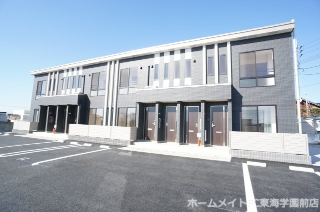 熊本市北区梶尾町のアパートの外観