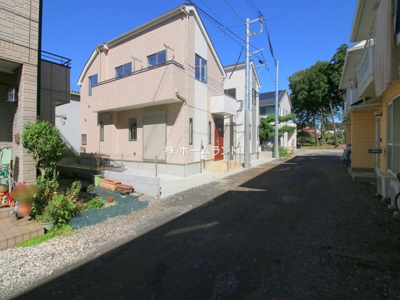 【前面道路含む現地写真】 | 砂川町4丁目/新築住宅全2棟　1号棟