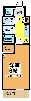 【間取り】 | トーシンフェニックス笹塚駅前弐番館