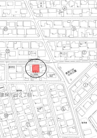 中古住宅 津保川台２丁目の地図|地図
