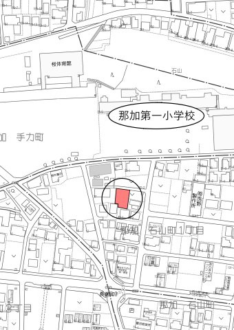 土地 那加石山町１丁目の地図|地図