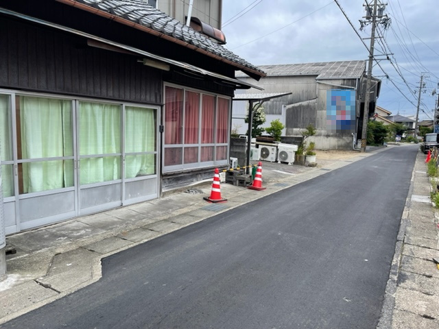 土地　則武の前面道路含む現地写真