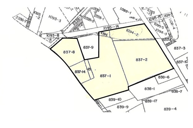 土地　大野町黒野の区画図|平面図