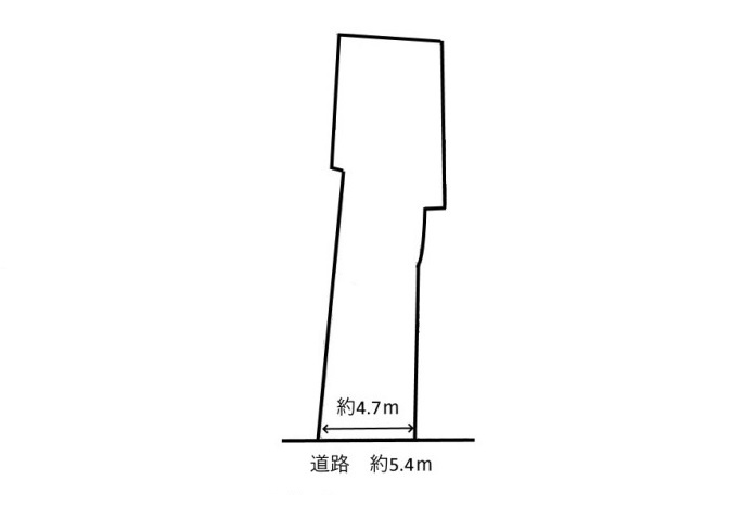 土地　鷺山東2丁目の土地図|平面図