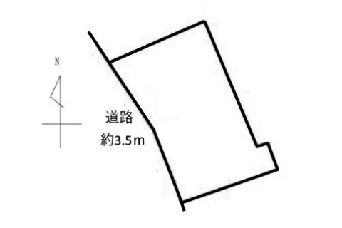 土地　中の土地図|平面図