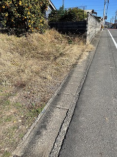 土地 蘇原寺島町１丁目の前面道路含む現地写真